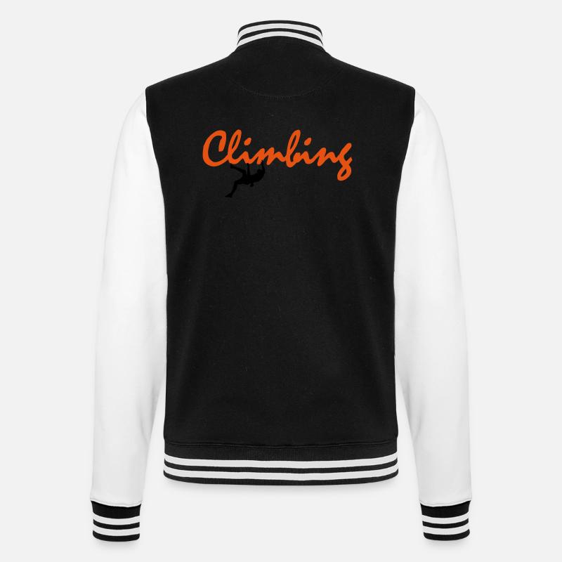 Climbing - College Sweat Jacket - black/white