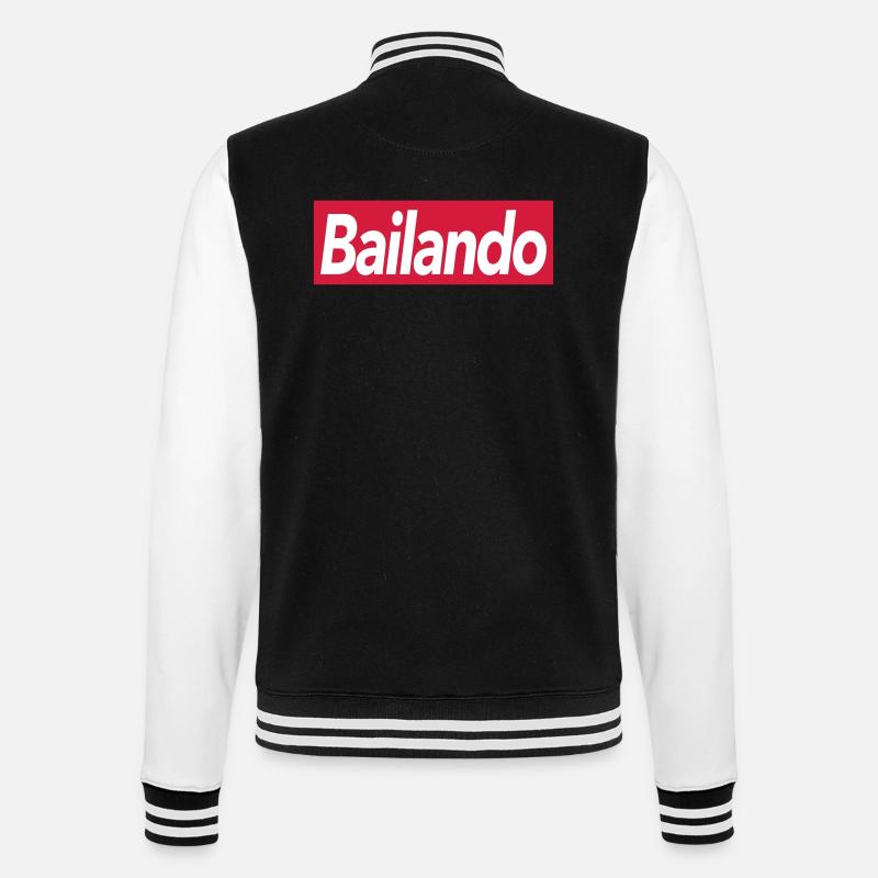 Bailando - Chemise de danse - Veste Teddy - noir/blanc