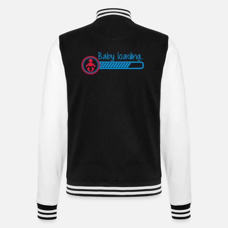 baby loading - College-Sweatjacke - Schwarz/Weiß
