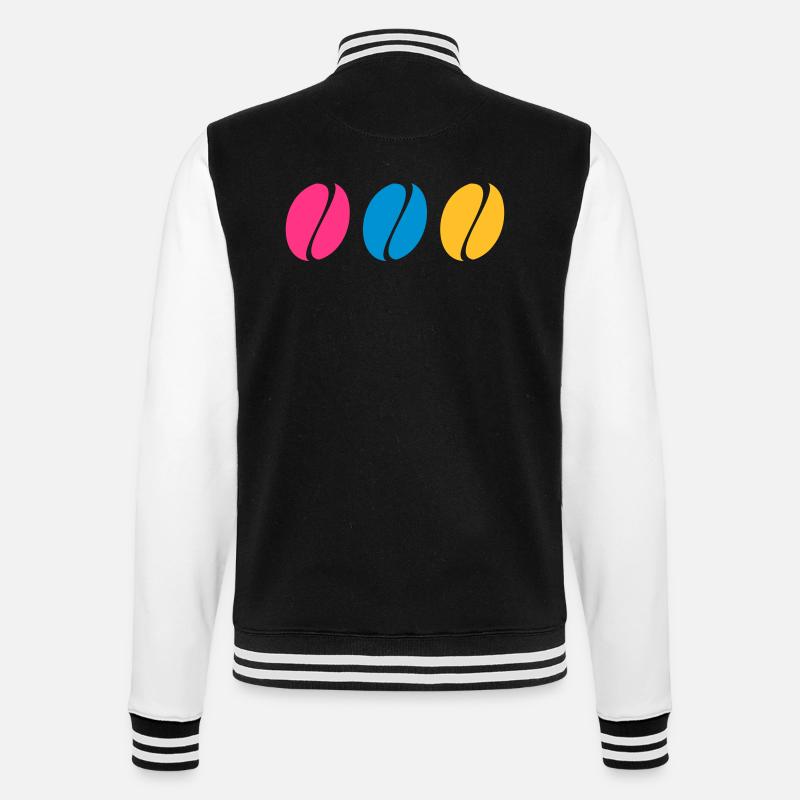 Coffee Beans - Veste Teddy - noir/blanc