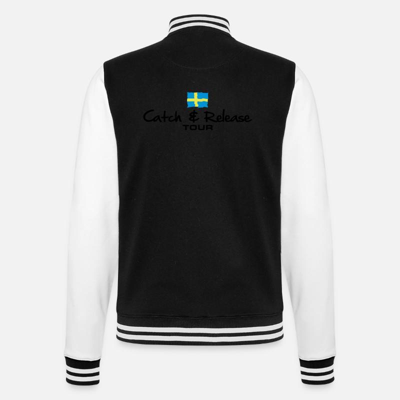C&R Schweden Tour - College-Sweatjacke - Schwarz/Weiß