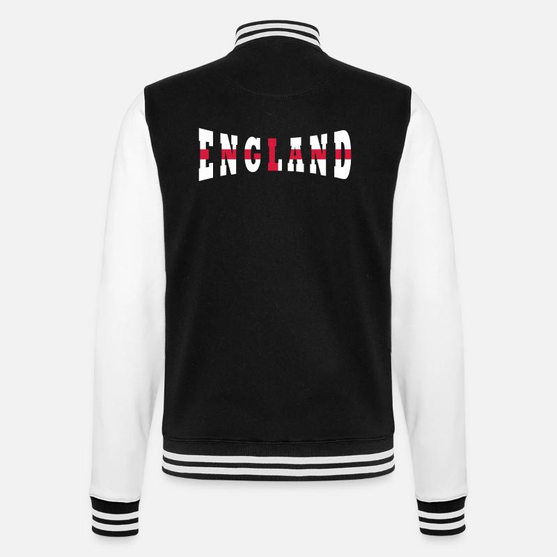 England - Veste Teddy - noir/blanc