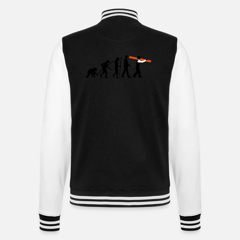 evolution_zimmermann_09_2016_b_3c - College-Sweatjacke - Schwarz/Weiß