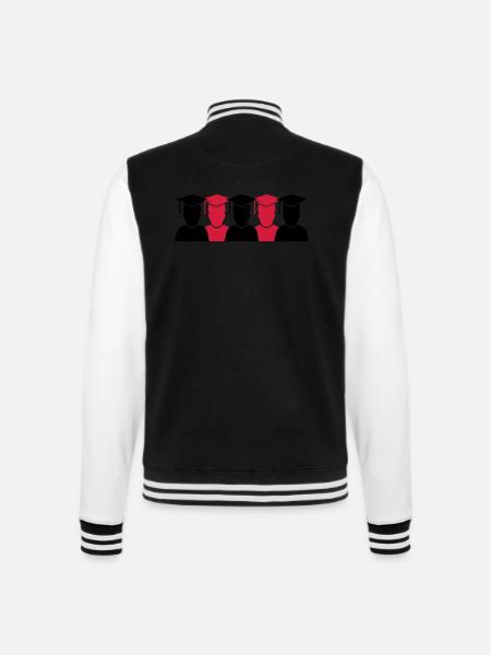 Students Diplomas 2 - College Sweat Jacket - black/white