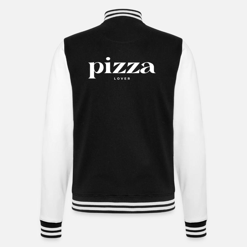 Pizza lover - Veste Teddy - noir/blanc