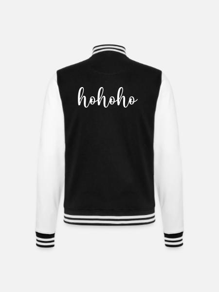 hohoho - Veste Teddy - noir/blanc