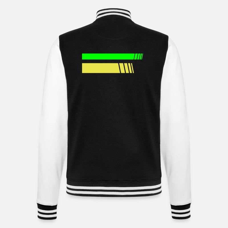 2 Stripes - College-Sweatjacke - Schwarz/Weiß