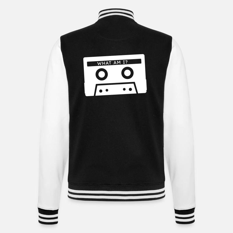 Qu’est-ce qu’une cassette - Veste Teddy - noir/blanc