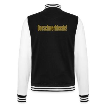 oorschwerbleede - College-Sweatjacke - Schwarz/Weiß - Hinten - Marisol (170cm)