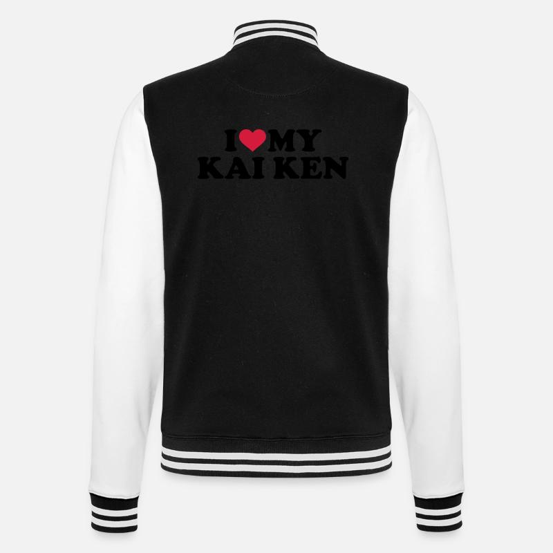 Kai Ken - College-Sweatjacke - Schwarz/Weiß