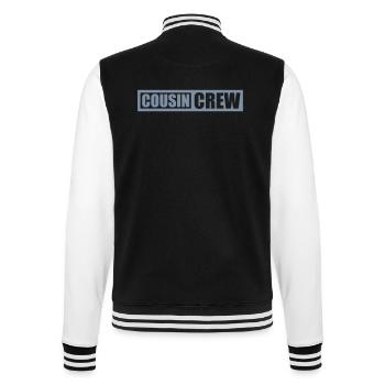 Leader Cousin Crew Team - College-Sweatjacke - Schwarz/Weiß - Hinten - Marisol (170cm)