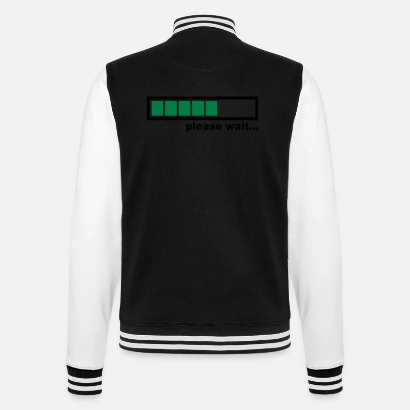 Loading - College Sweat Jacket - black/white