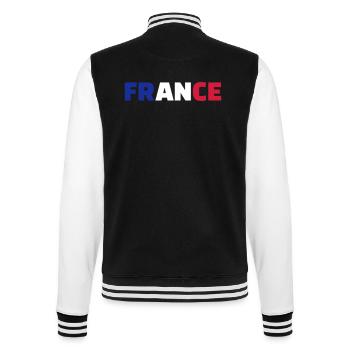 Frankreich - College-Sweatjacke - Schwarz/Weiß - Hinten - Marisol (170cm)