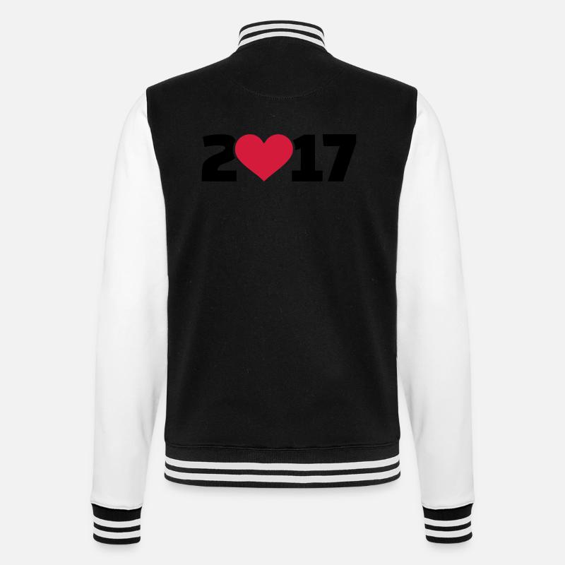 2017 - Veste Teddy - noir/blanc