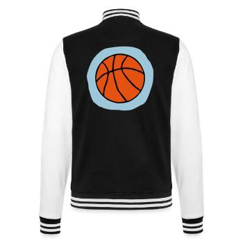 Cadeau de basket-ball - Veste Teddy - noir/blanc - Dos - Marisol (170cm)