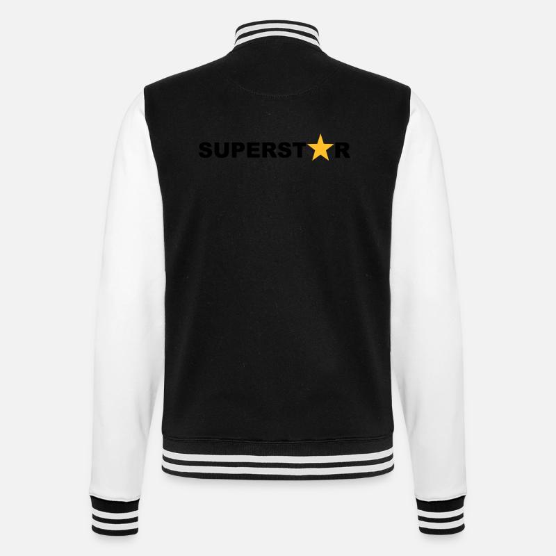 Superstar - College Sweat Jacket - black/white