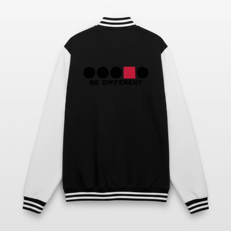 Rectangle circular shape Anders edges Angular Be D College Sweat Jacket