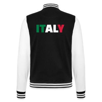 Italien - College-Sweatjacke - Schwarz/Weiß - Hinten - Marisol (170cm)