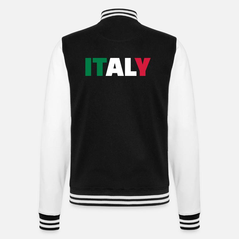 Italy - Veste Teddy - noir/blanc