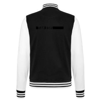Balken Team Jesus - College-Sweatjacke - Schwarz/Weiß - Hinten - Marisol (170cm)