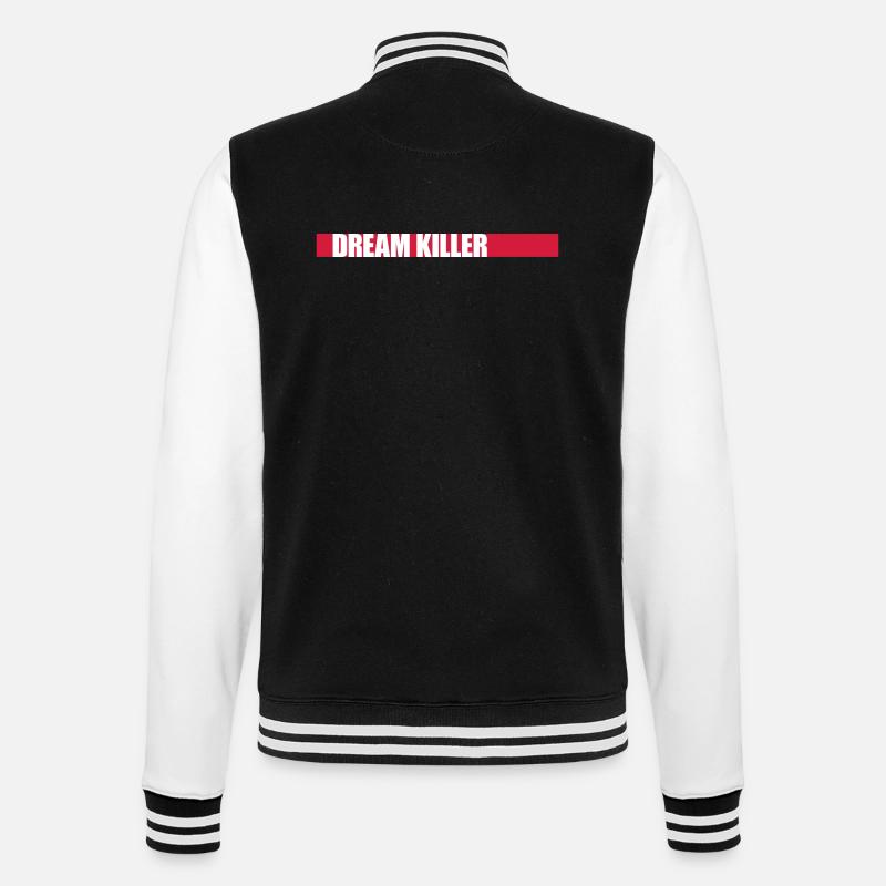 citation pessimiste tueur de rêves - Veste Teddy - noir/blanc