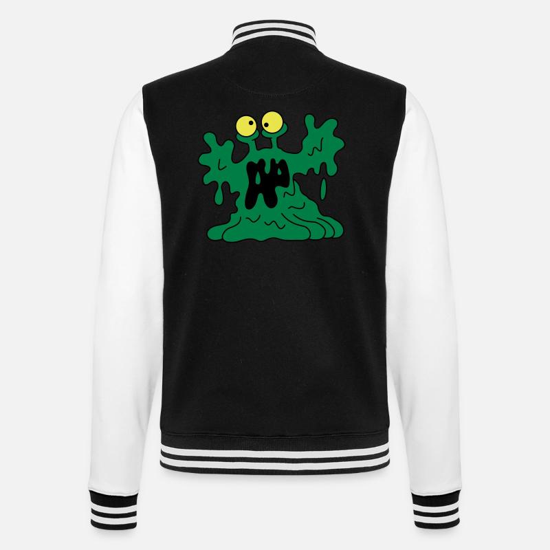 Le Blob! - Veste Teddy - noir/blanc