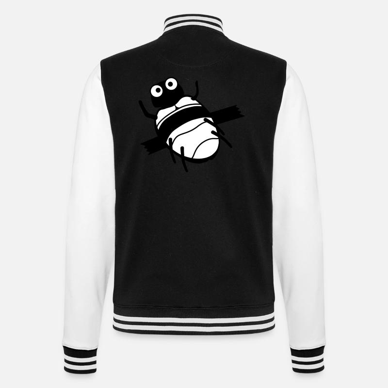 bug fixing kaefer feature tixo - College-Sweatjacke - Schwarz/Weiß