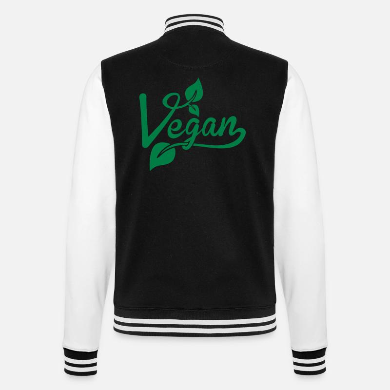 vegan - Veste Teddy - noir/blanc
