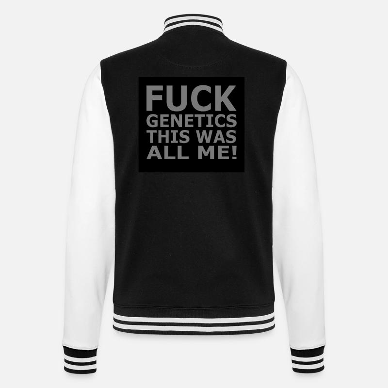 Fuck Genetics 2 Farbig - Veste Teddy - noir/blanc