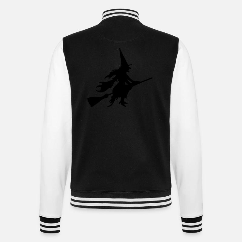 Sorcière - Veste Teddy - noir/blanc