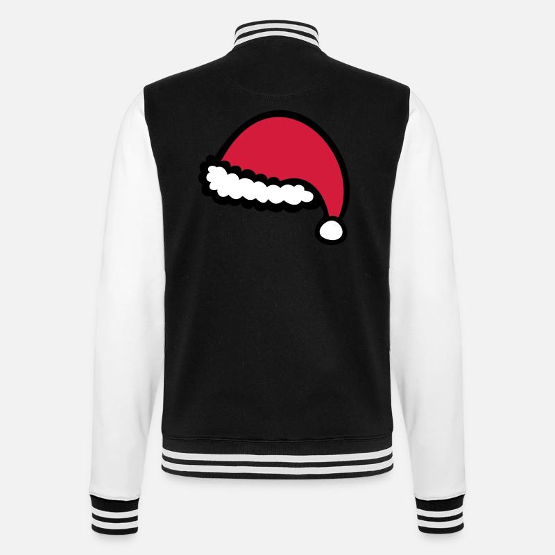 Christmas hat - College-Sweatjacke - Schwarz/Weiß
