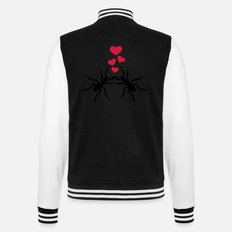 Ants - College Sweat Jacket - black/white