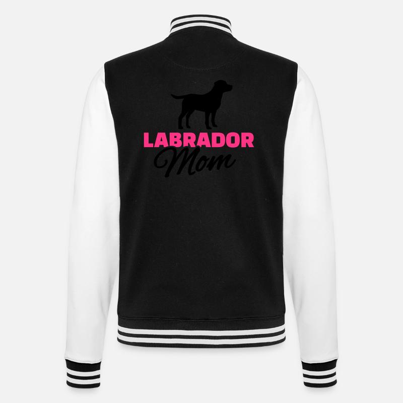 Labrador Mom - Veste Teddy - noir/blanc