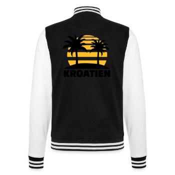 Kroatien - College-Sweatjacke - Schwarz/Weiß - Hinten - Marisol (170cm)