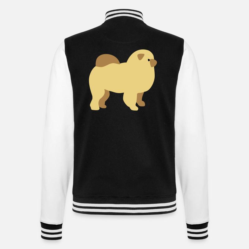 Chow-Chow - Veste Teddy - noir/blanc