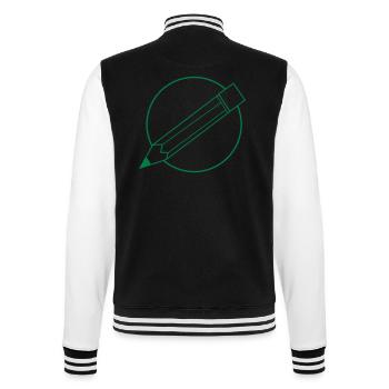 cercle de crayon - Veste Teddy - noir/blanc - Dos - Marisol (170cm)