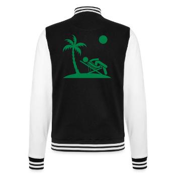 holiday chill - College-Sweatjacke - Schwarz/Weiß - Hinten - Marisol (170cm)