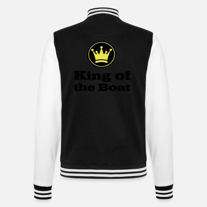 Bateau - Veste Teddy - noir/blanc