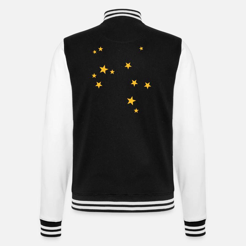 Sagittarius starsign - College Sweat Jacket - black/white