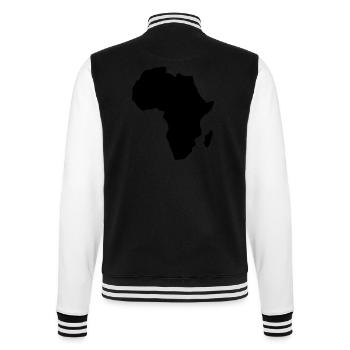 Afrika - College-Sweatjacke - Schwarz/Weiß - Hinten - Marisol (170cm)