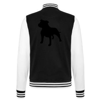 Staffie - Veste Teddy - noir/blanc - Dos - Marisol (170cm)