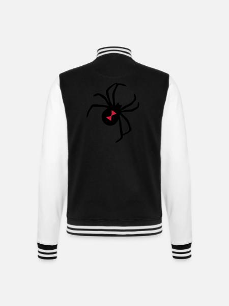 Black Widow Twocolor - College-Sweatjacke - Schwarz/Weiß