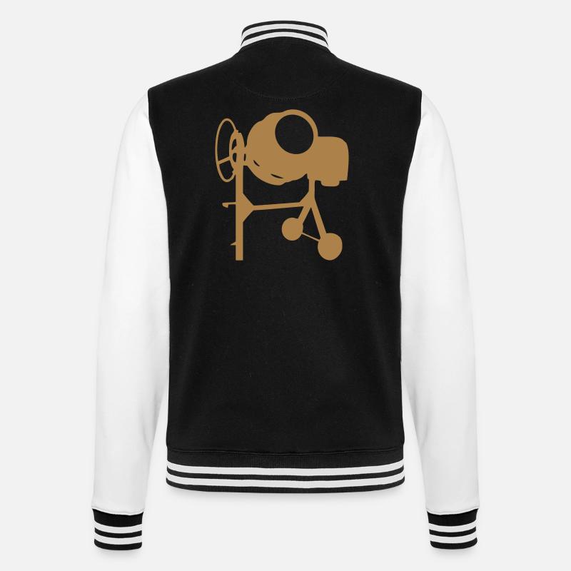 mixer - Veste Teddy - noir/blanc