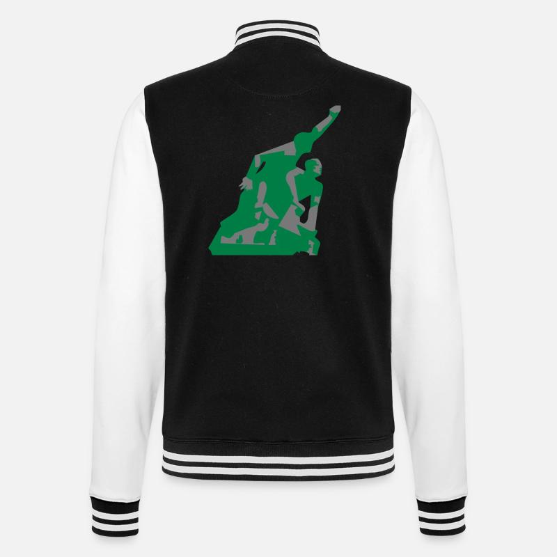 Revolutionary sailors - College Sweat Jacket - black/white