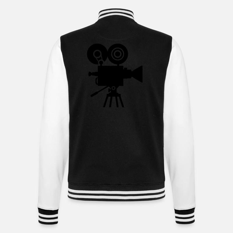 Camera - Veste Teddy - noir/blanc