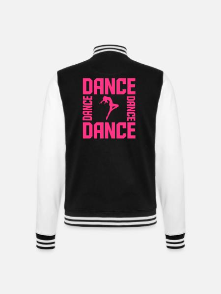 Dance - College Sweat Jacket - black/white