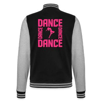 Dance - College-Sweatjacke - Schwarz/Grau meliert - Hinten - Marisol (170cm)