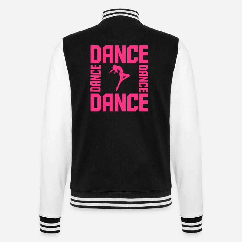 Dance - College-Sweatjacke - Schwarz/Weiß