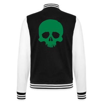 skull - College-Sweatjacke - Schwarz/Weiß - Hinten - Marisol (170cm)