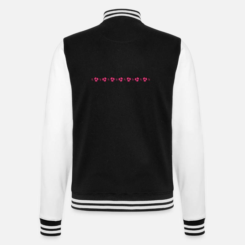 Petite ligne de pensée - Veste Teddy - noir/blanc